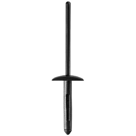 Auveco NYLON RIVET RECTANGULAR HEAD 5/32 DIA.5, 25PK 15187